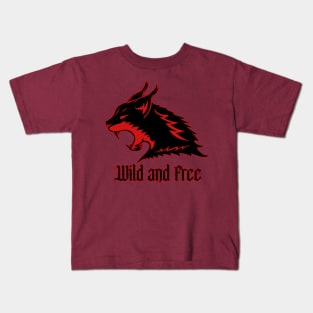 wild and free lynx Kids T-Shirt